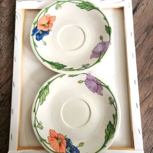 Villeroy & Boch Amapola Tea Cup Saucer Floral pattern  ref#tv cab